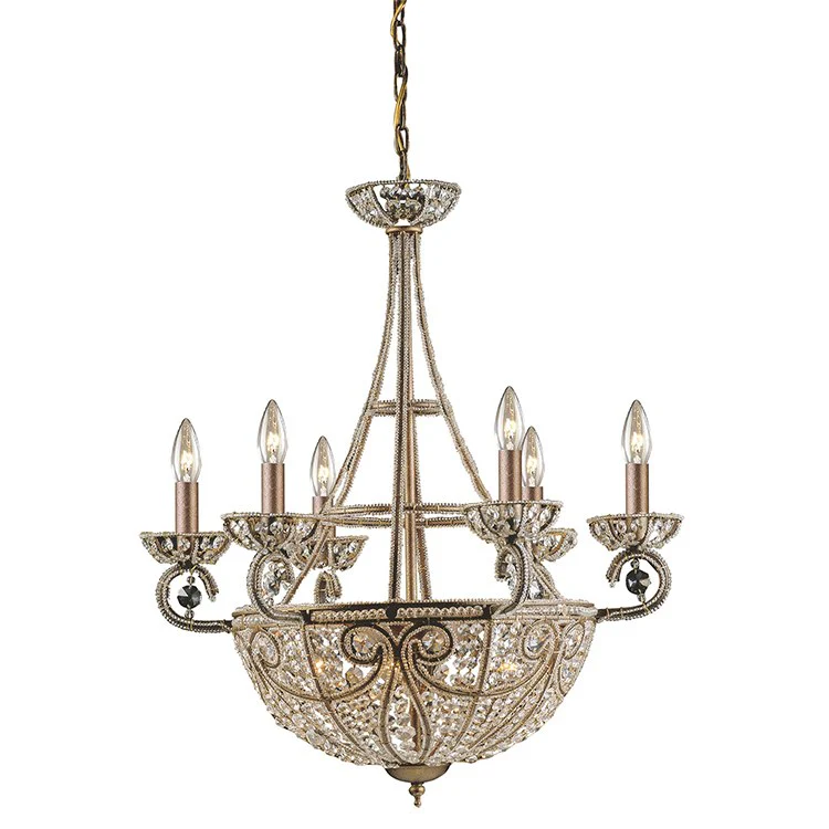 Elizabethan Ten-Light Two-Tier Chandelier - Frankwebs