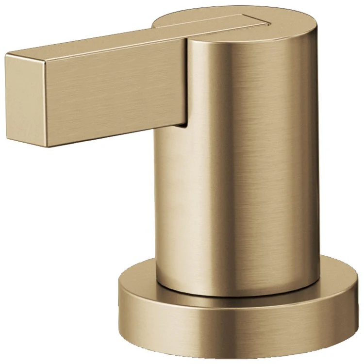 Handle Kit Litze Metal 1 Extended Lever Brilliance Luxe Nickel for Roman Tub - Frankwebs