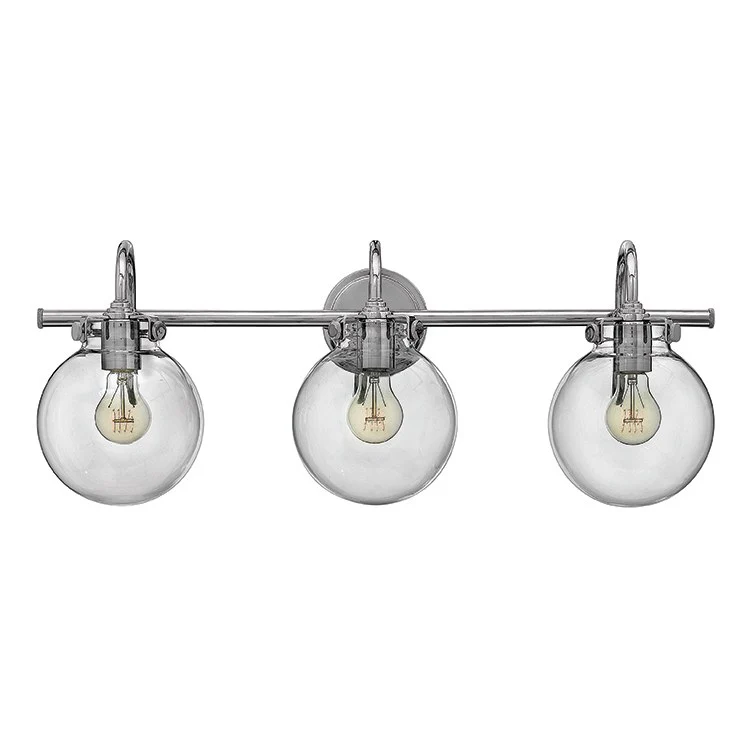 Congress Three-Light Bathroom Lighting Fixture - Frankwebs