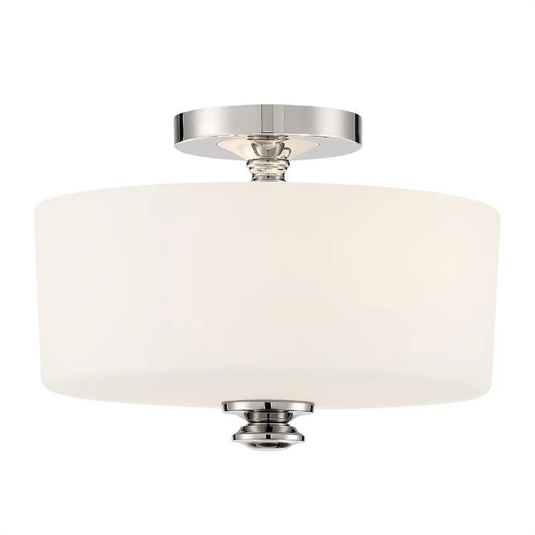 Travis Two-Light Flush Mount Ceiling Fixture - Frankwebs