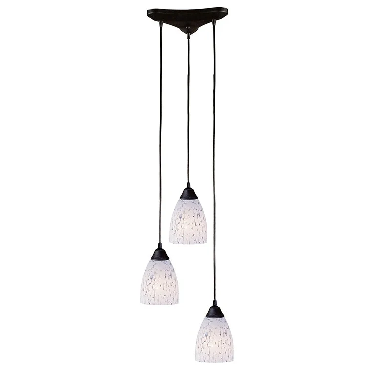 Classico Three-Light Triangular Pan Pendant - Frankwebs