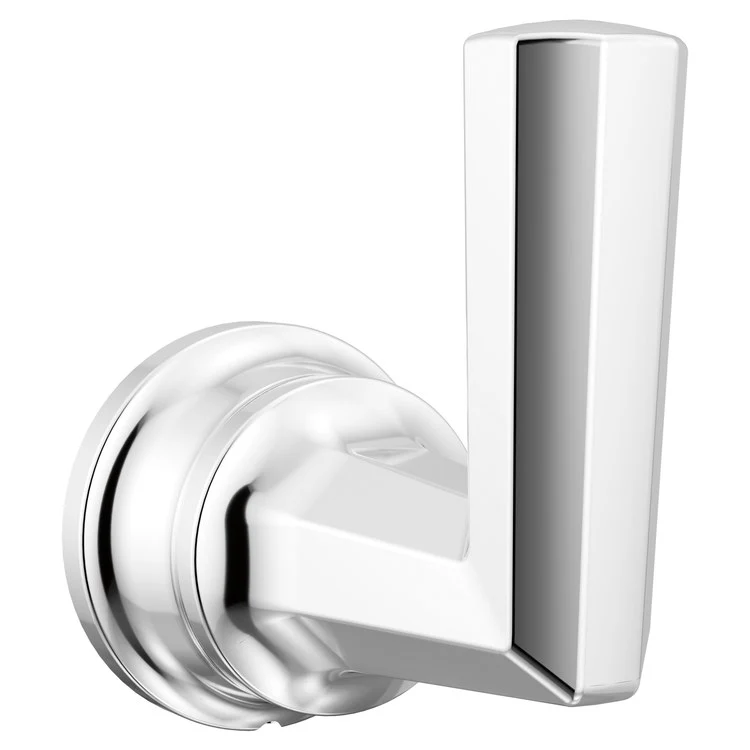 Robe Hook Beauclere Single Polished Chrome 3 Inch Wall Mount Metal - Frankwebs