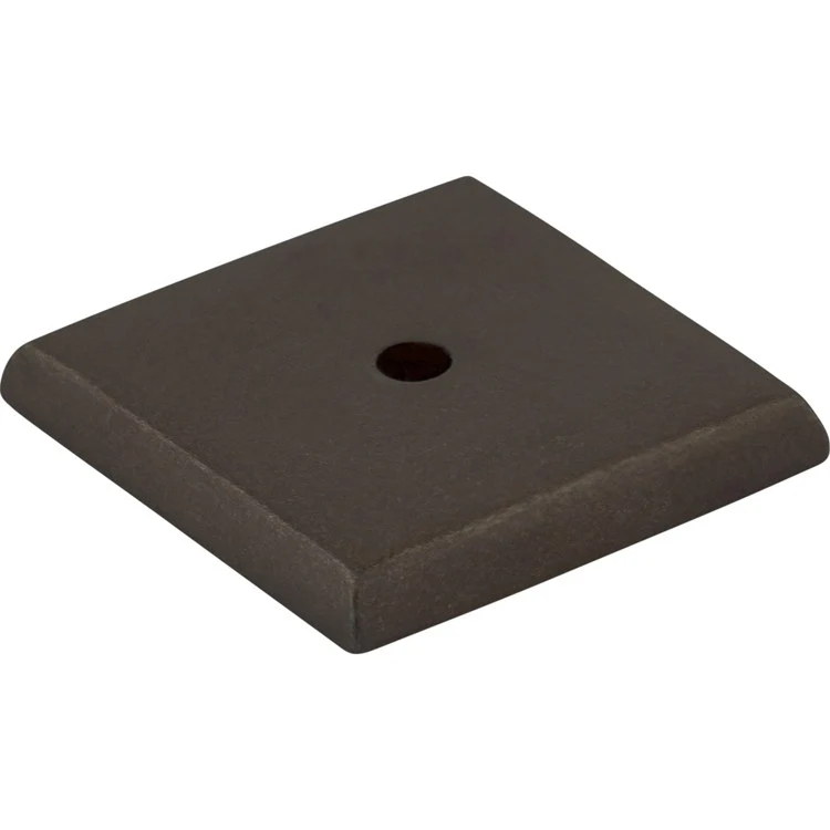 Knob Backplate Aspen Square Medium Bronze 1-1/4 Inch 1 Hole Bronze - Frankwebs