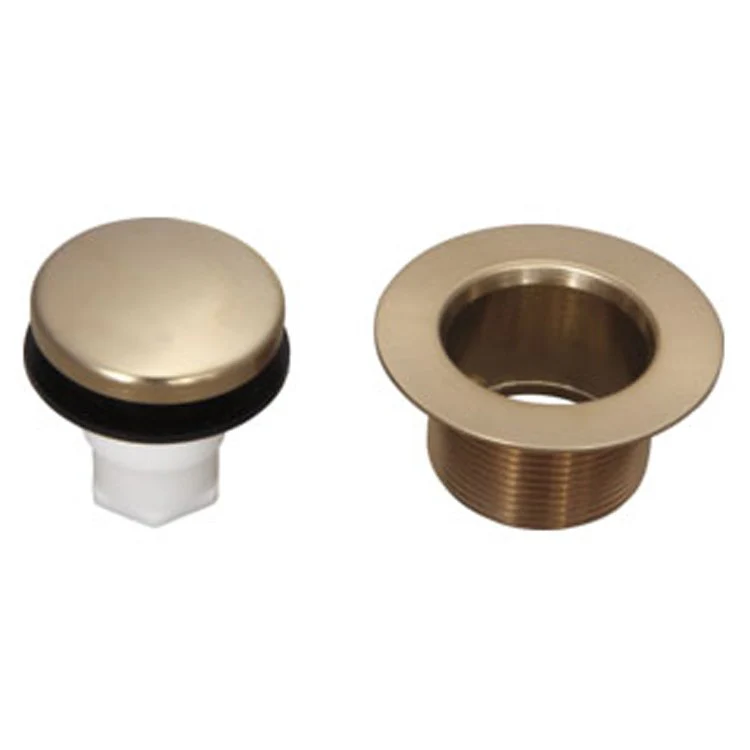 Drain Brilliance Champagne Bronze Toe Operated with Stopper and Waste Plug - Frankwebs