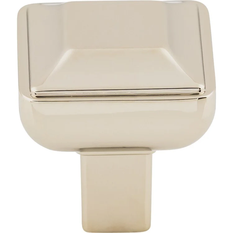 Knob Transcend Podium Polished Nickel Zinc Alloy 1 Inch - Frankwebs