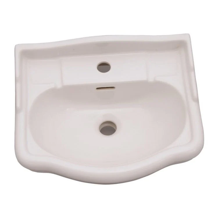 Pedestal Top Stanford 460 18-1/8 Inch Bisque Vitreous China Rectangle - Frankwebs