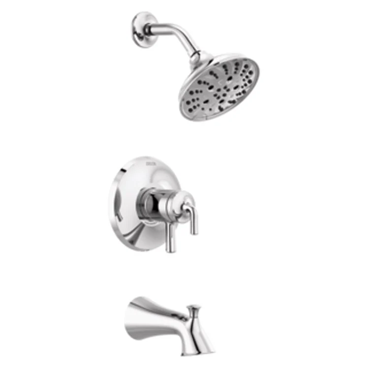 Tub and Shower Trim Kayra Monitor 17 1 Lever Chrome ADA 1.75 Gallons per Minute - Frankwebs