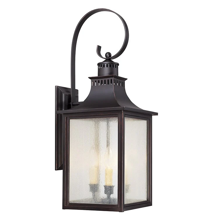 Monte Grande Three-Light Outdoor Wall Mount Lantern - Frankwebs