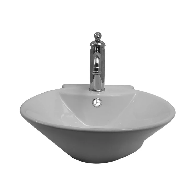 Lavatory Sink Mimi Wall Hung with Overflow 17 Inch White - Frankwebs