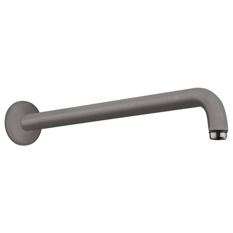 Shower Arm Raindance with Flange Matte Black 15-4/5L Inch 1/2