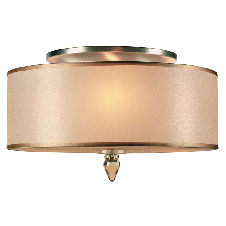Luxo Three-Light Semi-Flush Mount Ceiling Fixture - Frankwebs