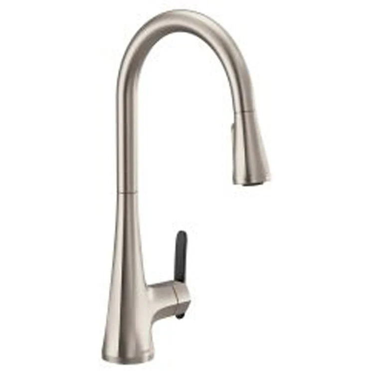 Kitchen Faucet Sinema 1 Lever ADA Polished Nickel Pull Down 1.5 Gallons per Minute - Frankwebs
