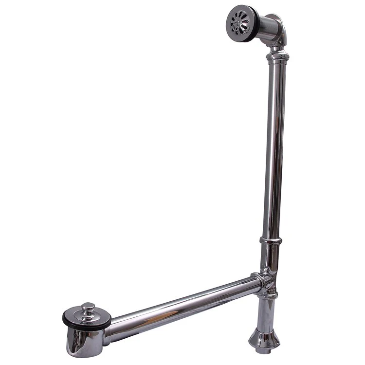 Tub Drain Pivoting 34 x 6 x 3 Inch Polished Brass - Frankwebs