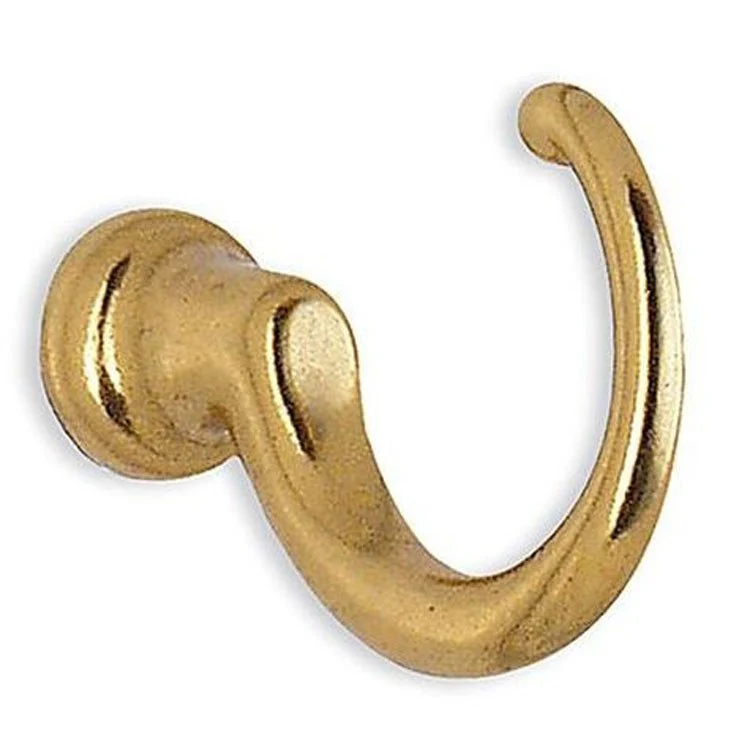Hook Loop Polished Brass 1-5/8 Inch 1-1/4 Inch Wall Mount Zinc - Frankwebs