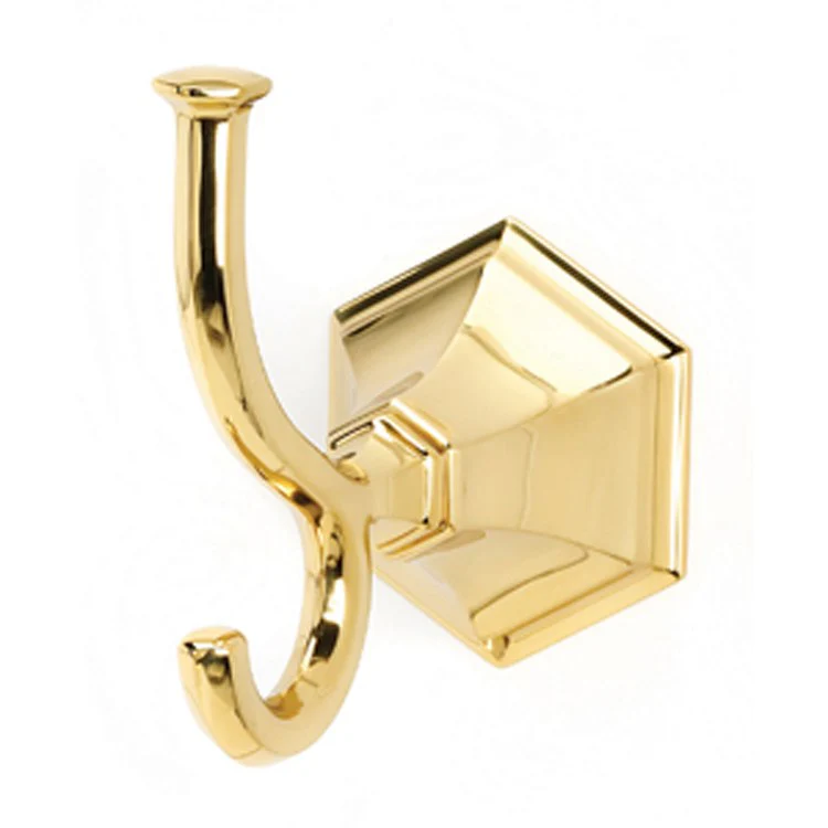 Robe Hook Nicole Bath Universal Polished Nickel 4-1/16 Inch 3-1/4 Inch Wall Mount Brass - Frankwebs