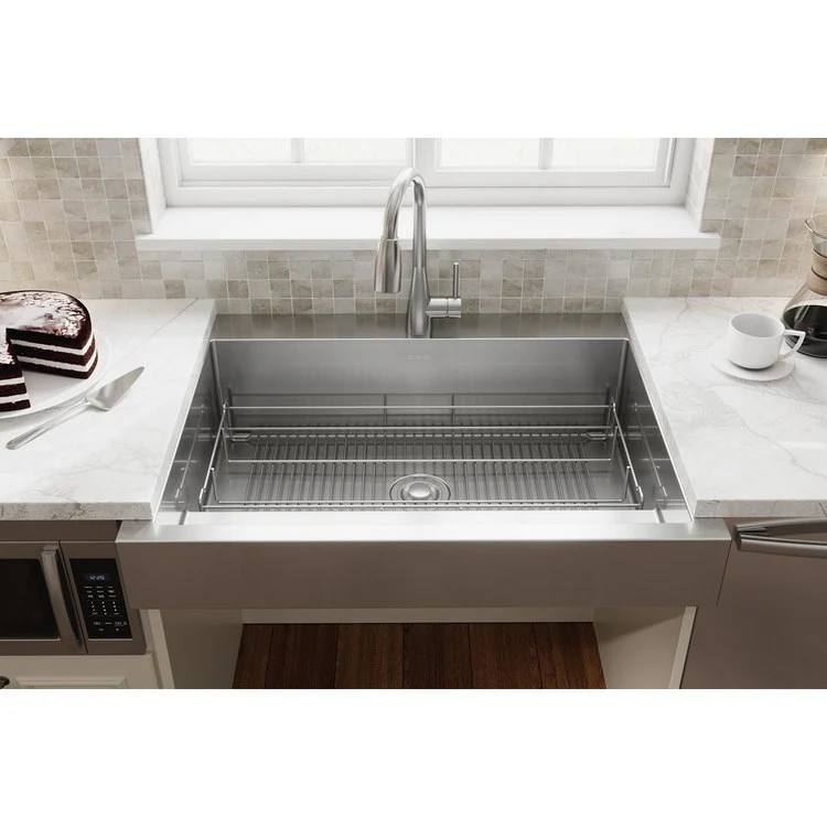 Sink Grid Dart Canyon Reversible Bottom Grid 30.5 x 13 Inch Stainless Steel for Fits Bowl Size 31-7/8x14-3/8 Inch - Frankwebs