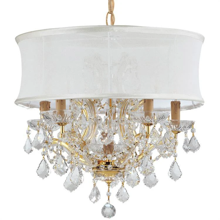 Brentwood Six-Light Drum Shade Chandelier - Frankwebs