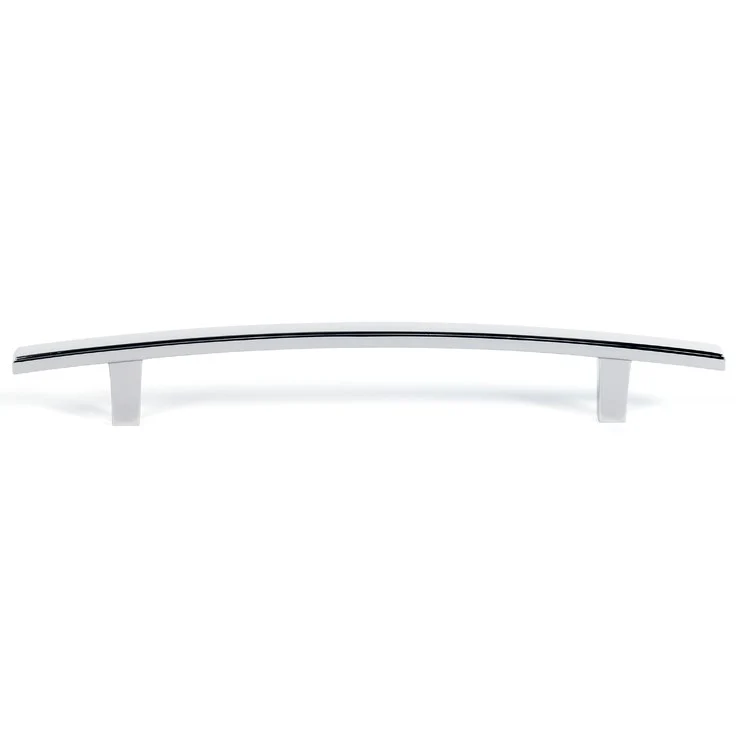 Pull Arch Polished Chrome Brass 6 Inch 8-3/4 Inch 1-1/4 Inch - Frankwebs