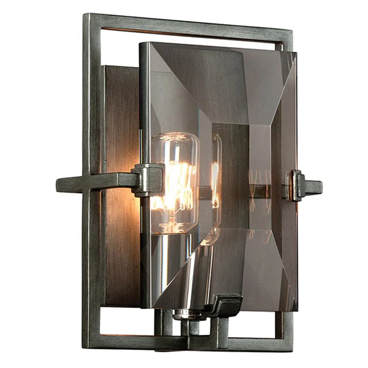 Prism Single-Light Rectangular Wall Sconce - Frankwebs