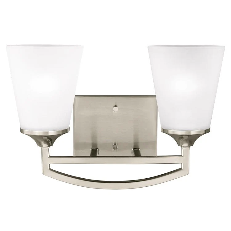 Hanford Two-Light Bathroom Vanity Fixture - Frankwebs