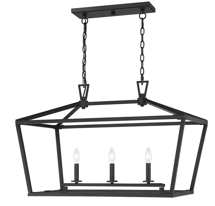 Townsend Three-Light Linear Chandelier - Frankwebs
