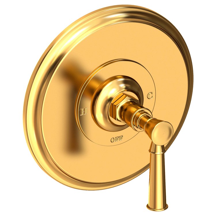 Pressure Balance Valve Trim Vander Round 1 Lever Antique Brass ADA Depth 4 Inch - Frankwebs