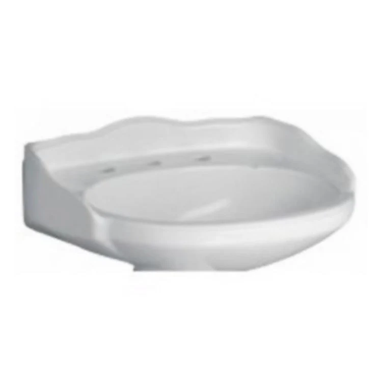 Pedestal Top Vicki 21-7/8 Inch White 8 Inch Spread Vitreous China - Frankwebs