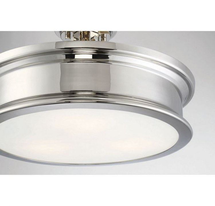 Watkins Three-Light Semi-Flush Mount Ceiling Fixture - Frankwebs