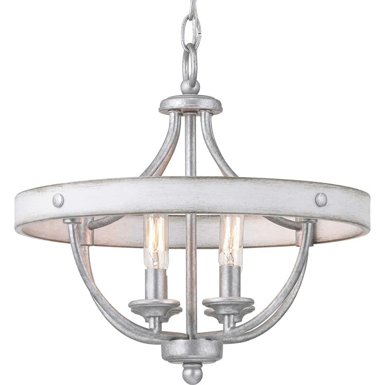 Gulliver Four-Light Convertible Semi-Flush Mount Ceiling Fixture/Pendant - Frankwebs