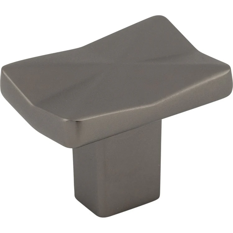 Knob Mercer Quilted Ash Gray Zinc Alloy 1-1/4 Inch - Frankwebs