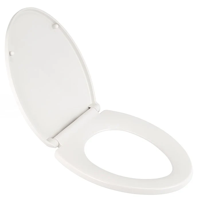 Traditional Slow-Close Easy Lift-Off Elongated Toilet Seat with Lid - White - Frankwebs