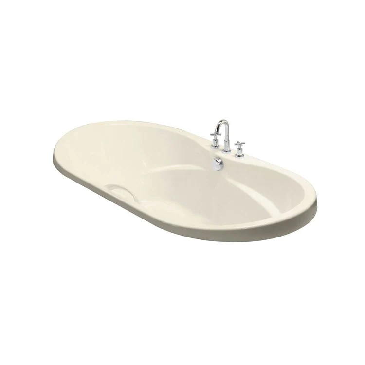Tub Living 66 x 36 x 23-3/8 Inch Drop-in with Hydromax/Aerofeel Center White Acrylic - Frankwebs