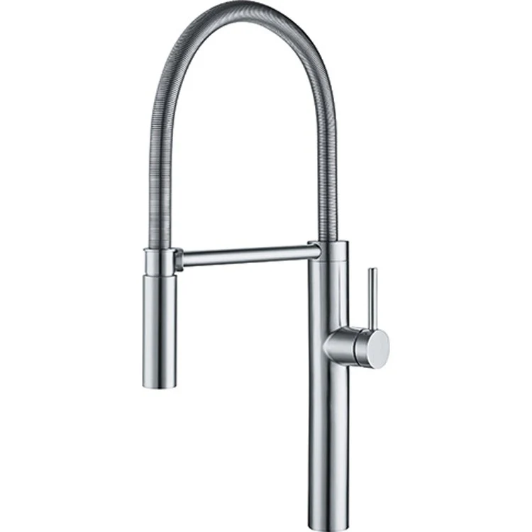 Kitchen Faucet Pescara Semi Pro L 1 Lever Stainless Steel 1.75 Gallons per Minute - Frankwebs