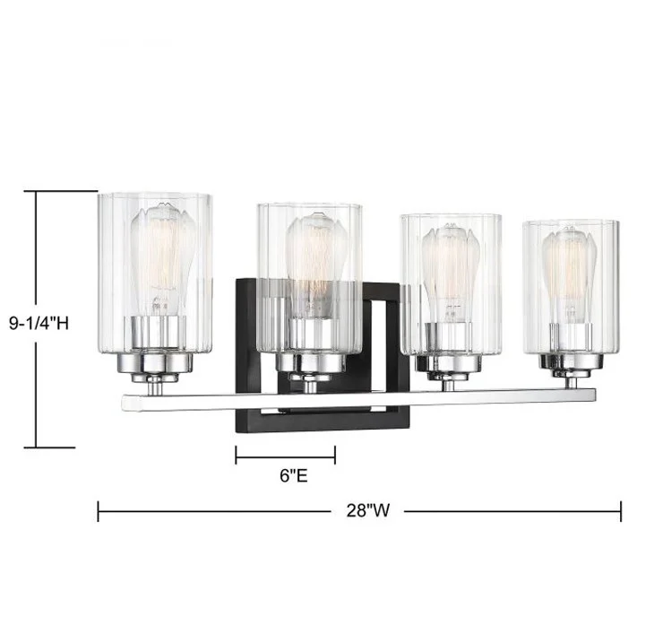 Redmond Four-Light Bathroom Vanity Fixture - Frankwebs