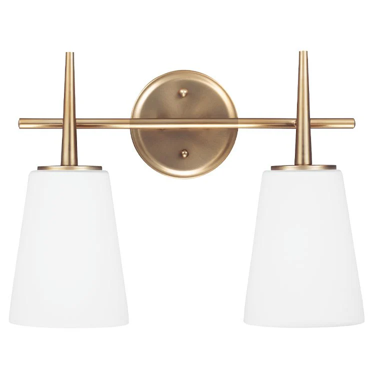 Driscoll Two-Light Bathroom Vanity Fixture - Frankwebs