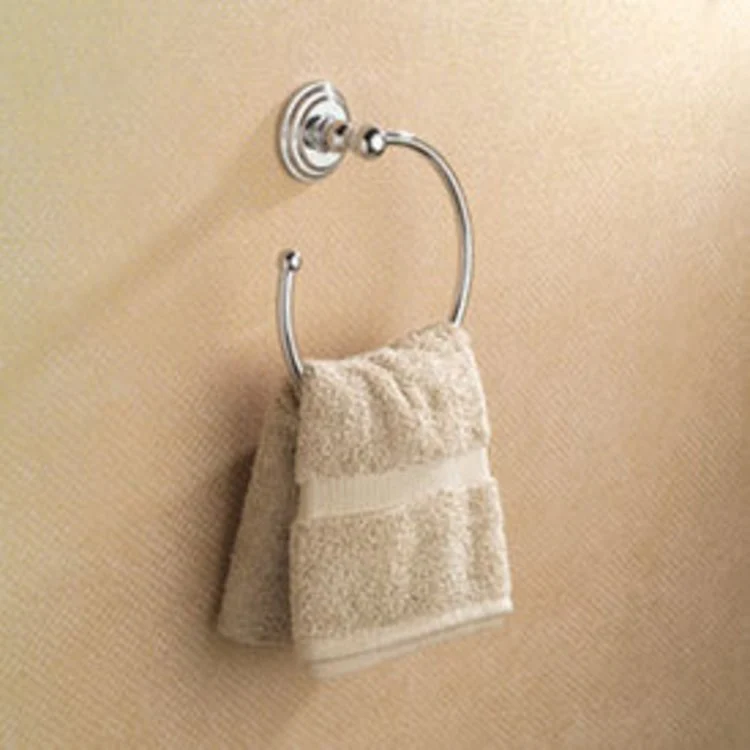Towel Ring Chelsea 6-7/8 Inch Open Satin Nickel Brass 2-7/16 Inch - Frankwebs