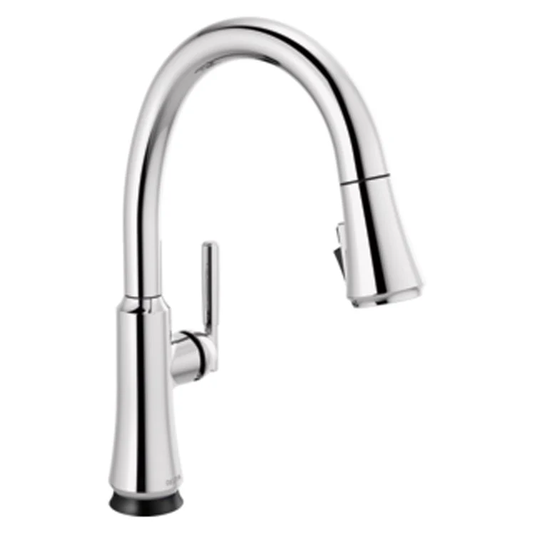 Kitchen Faucet Coranto with Touch2O Technology 1 Lever ADA Arctic Stainless High Arc Gooseneck Pull Down Swivel 360 Degree - Frankwebs