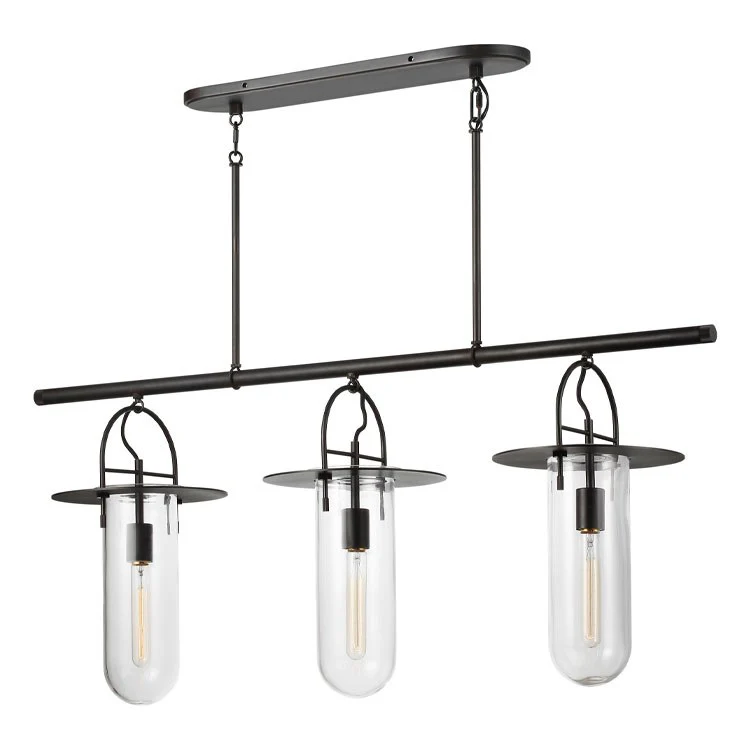 Nuance Three-Light Linear Chandelier by Kelly - Frankwebs
