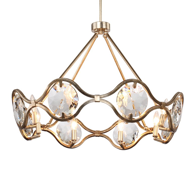 Quincy Eight-Light Chandelier - Frankwebs