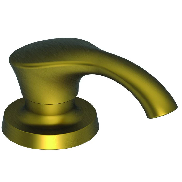 Soap Dispenser Vespera Aged Brass Deck Mount Brass Pump - Frankwebs