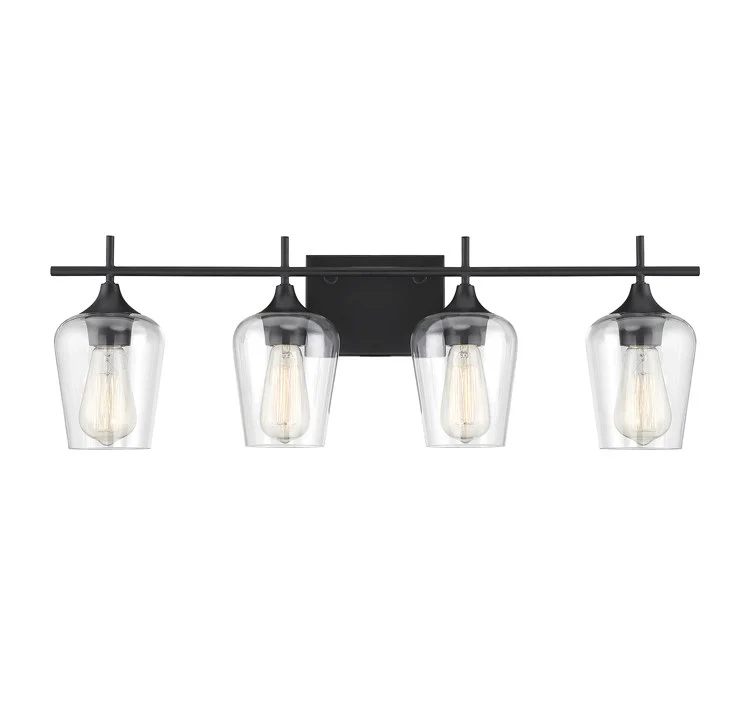 Octave Four-Light Bathroom Vanity Fixture - Frankwebs