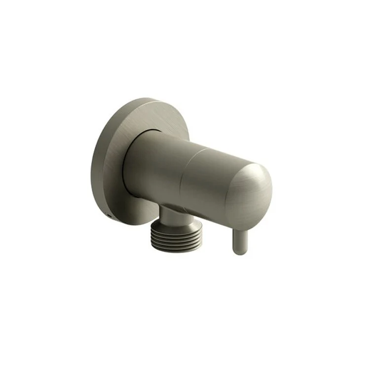 Handshower Elbow Outlet with Shut-Off Valve 2-5/8 Inch Brass Chrome 1/2 Inch - Frankwebs