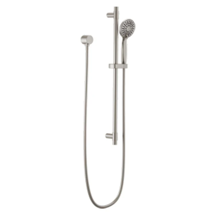 Handshower Set Universal Showering Components Chrome 4 Function ADA WaterSense 1.75 Gallons per Minute 24 Inch Slide Bar - Frankwebs