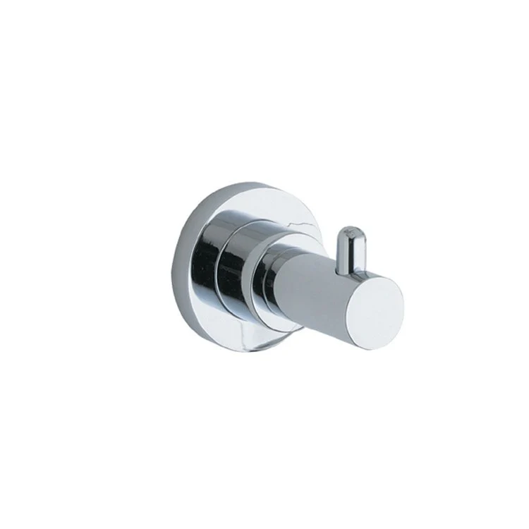 Robe Hook Tiburon Single Polished Chrome 2-3/8 Inch 3 Inch Concealed Brass - Frankwebs