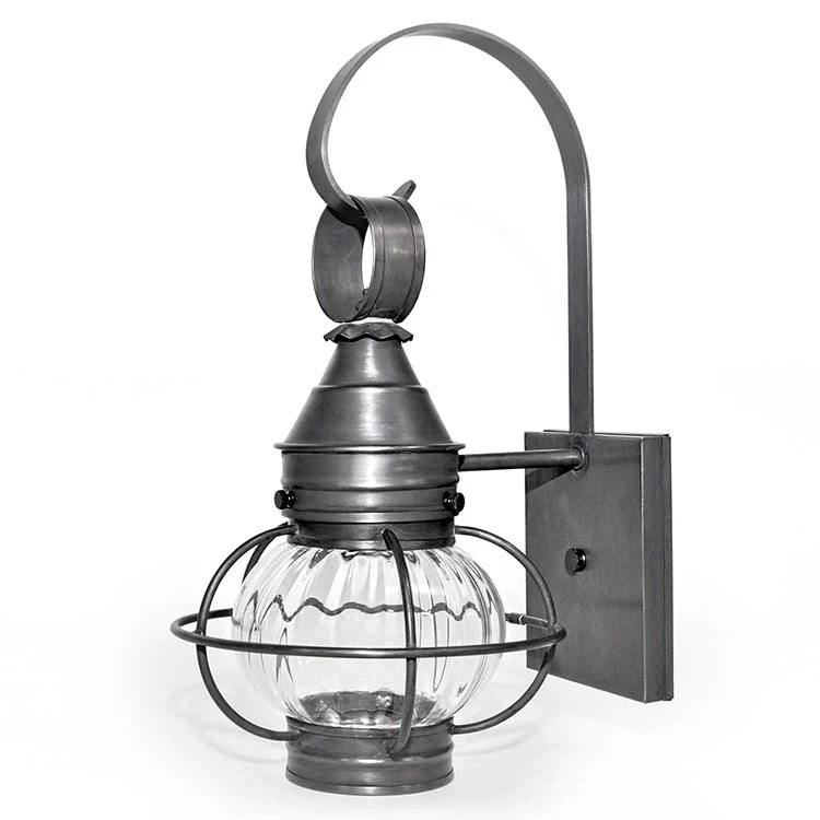 Caged Onion Single-Light Small Outdoor Wall Lantern - Frankwebs