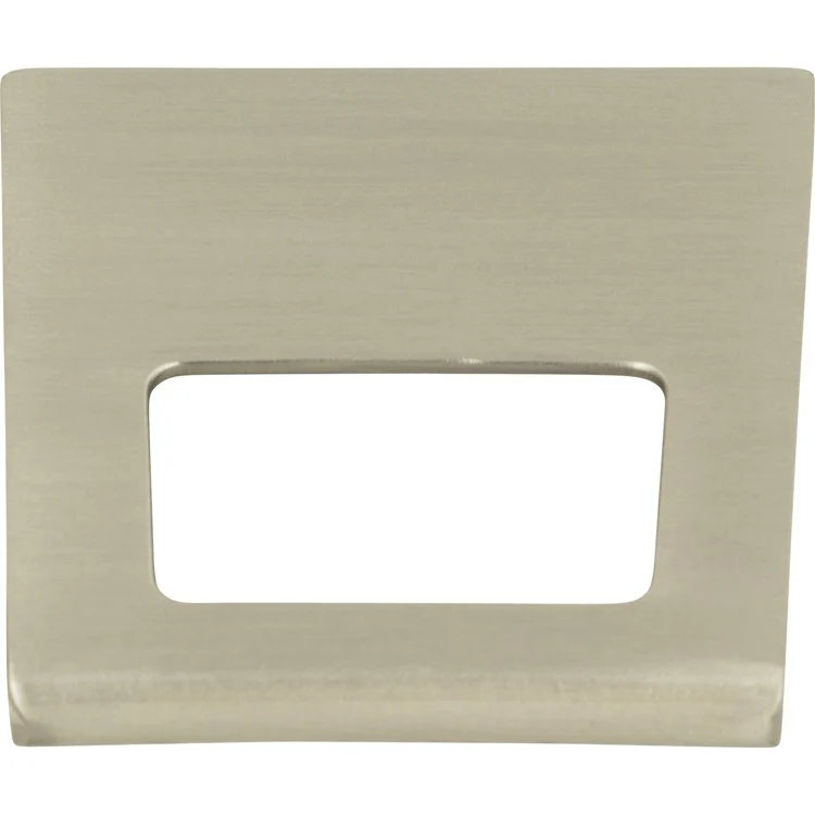 Drawer Pull Atlas Mid Century Tab Brushed Nickel Zinc Alloy 1-1/4 Inch - Frankwebs