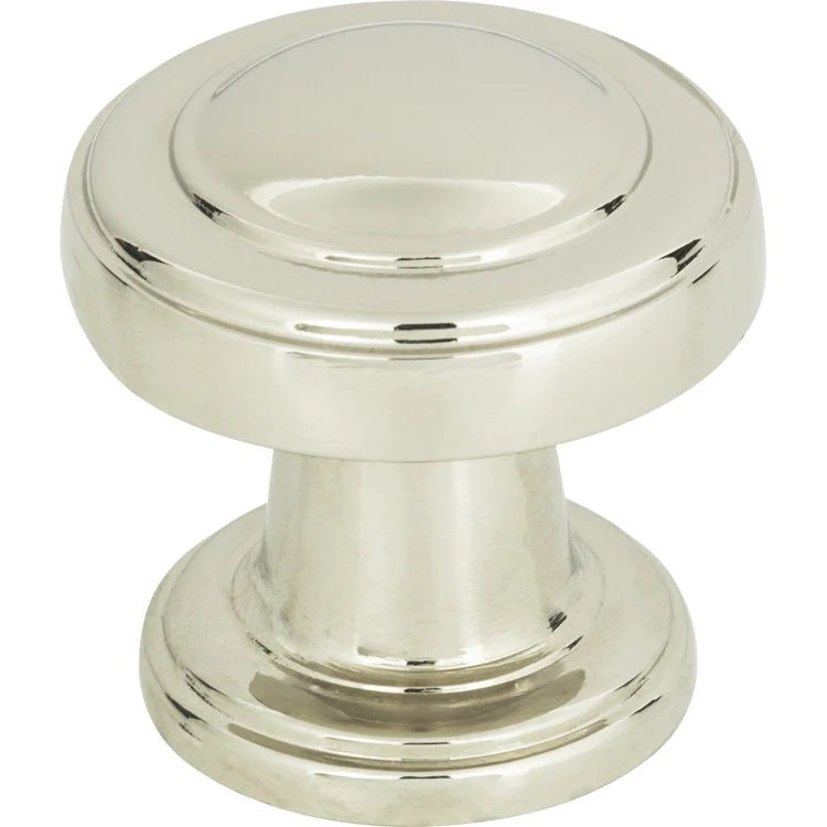 Knob Atlas Bronte Brushed Nickel Zinc Alloy 1-1/8 Inch - Frankwebs