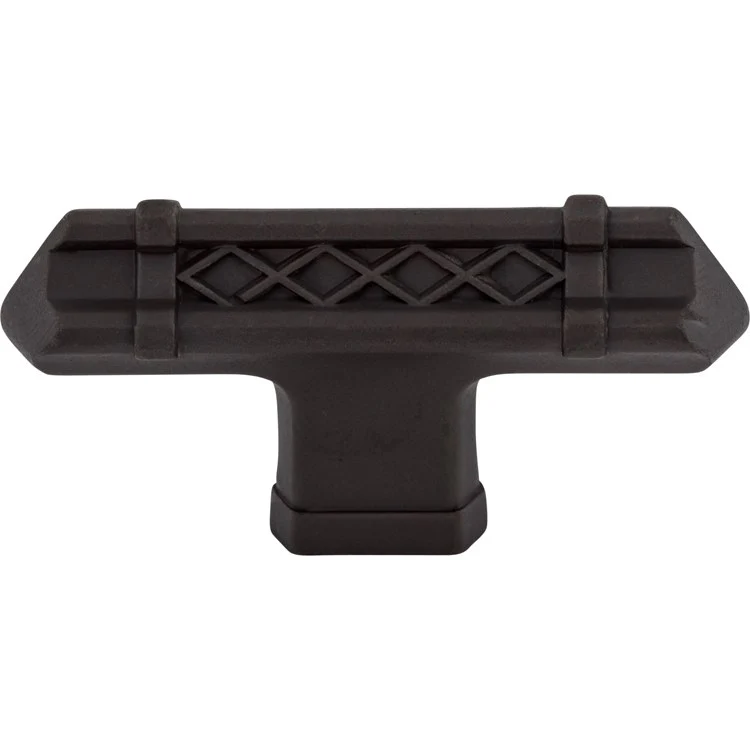 Knob Tower Bridge T-Handle for Decorative Hardware Brushed Satin Nickel Zinc Alloy 2-5/8 Inch - Frankwebs