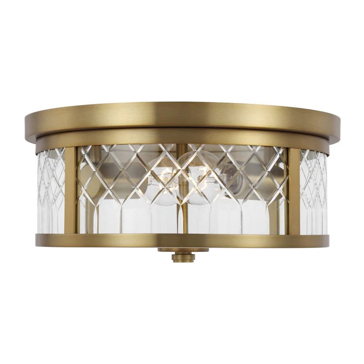 Alec Two-Light Flush Mount Ceiling Fixture by Alexa Hampton - Frankwebs