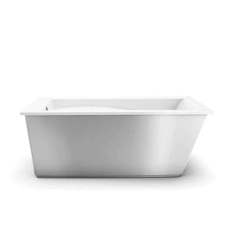 Freestanding Tub Optik 60 x 32 Inch Sterling Silver End Rectangular - Frankwebs